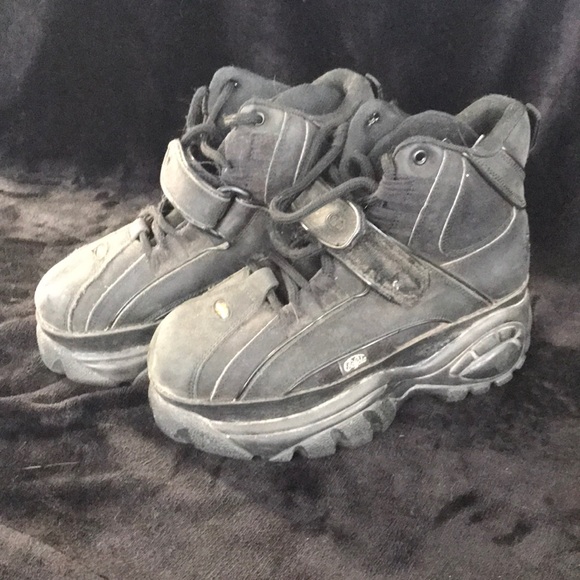 buffalo high top platform sneakers